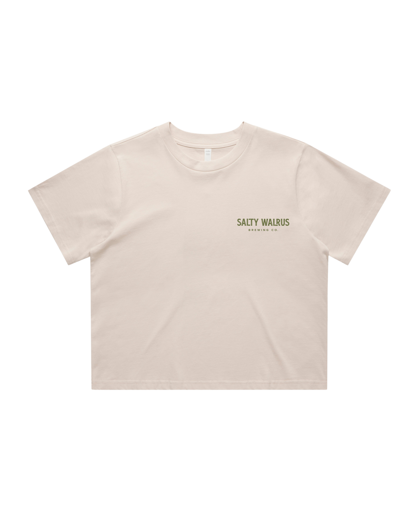 Women's Cen Cal Crop Tee (Bone)