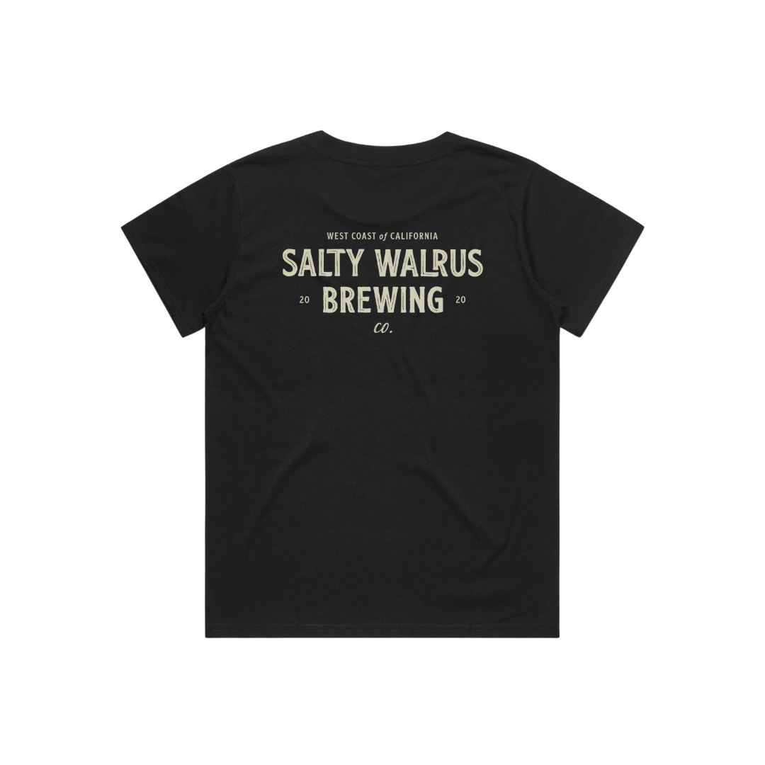 Ladies Stacked Tee (Black)