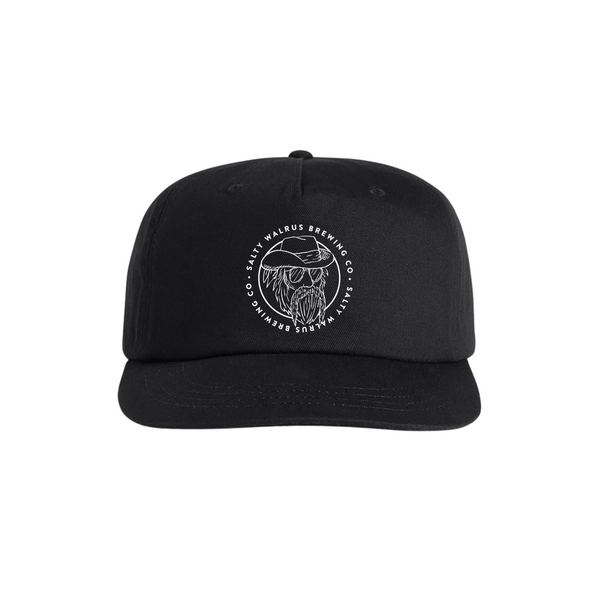 Surf Cap Cotton (Black) – Salty Walrus Brewing Co.